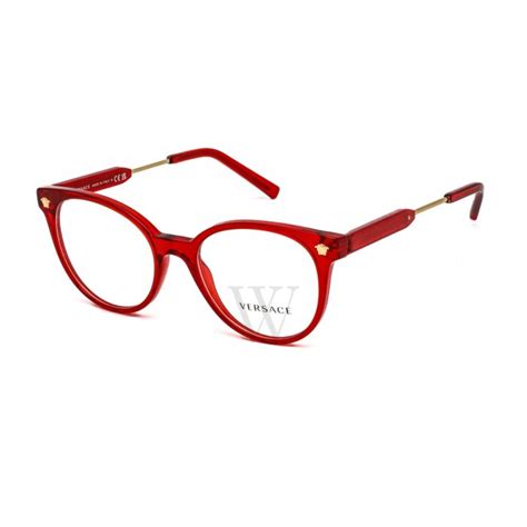 red cat eye versace glasses|Versace eyeglass frames with rhinestones.